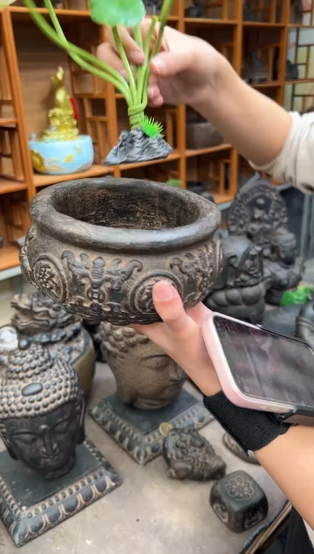 陶土【火山泥】聚宝盆