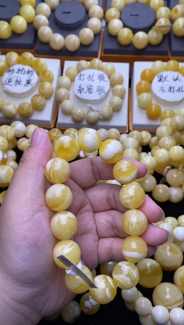 裸石琥珀未镶嵌大小姐珠宝严选61