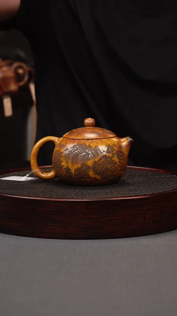 茶壶紫砂龙骨金砂柴烧西施