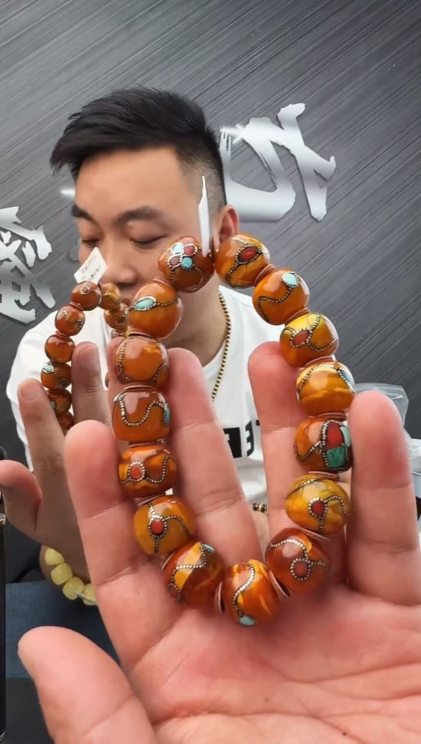 蜜蜡未镶嵌珠宝奇石假一罚十19，11多样性发其一