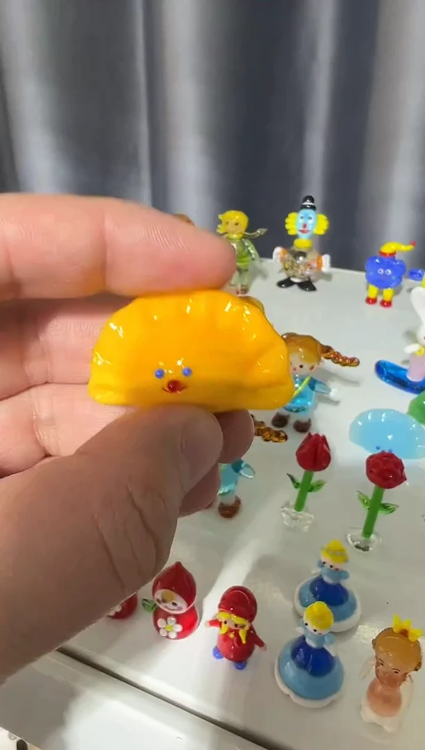 手工艺品琉璃饺子