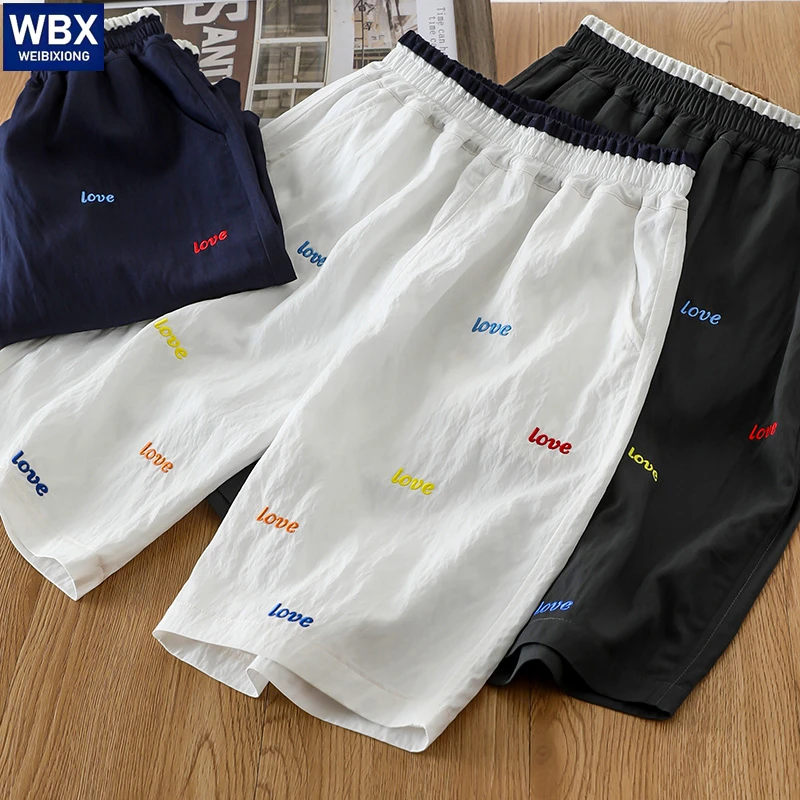 男童短裤夏季薄款2025新款绵绸五分裤儿童休闲运动裤中大童时髦潮