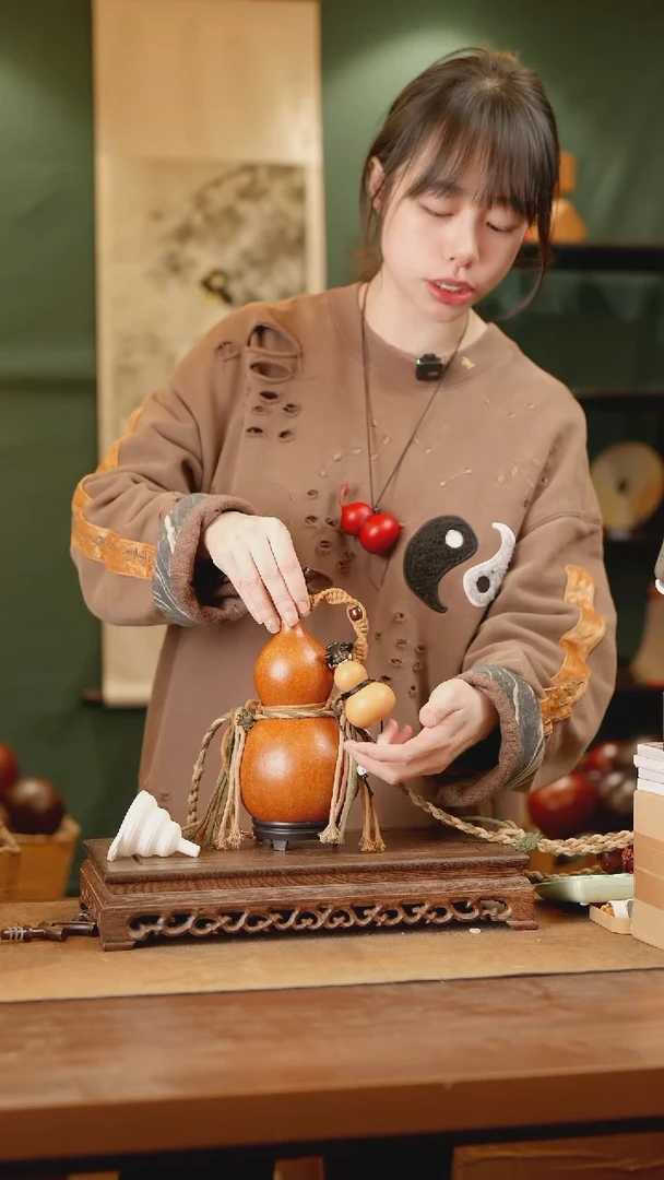 211v号精品天然大漆酒葫芦一物一拍~