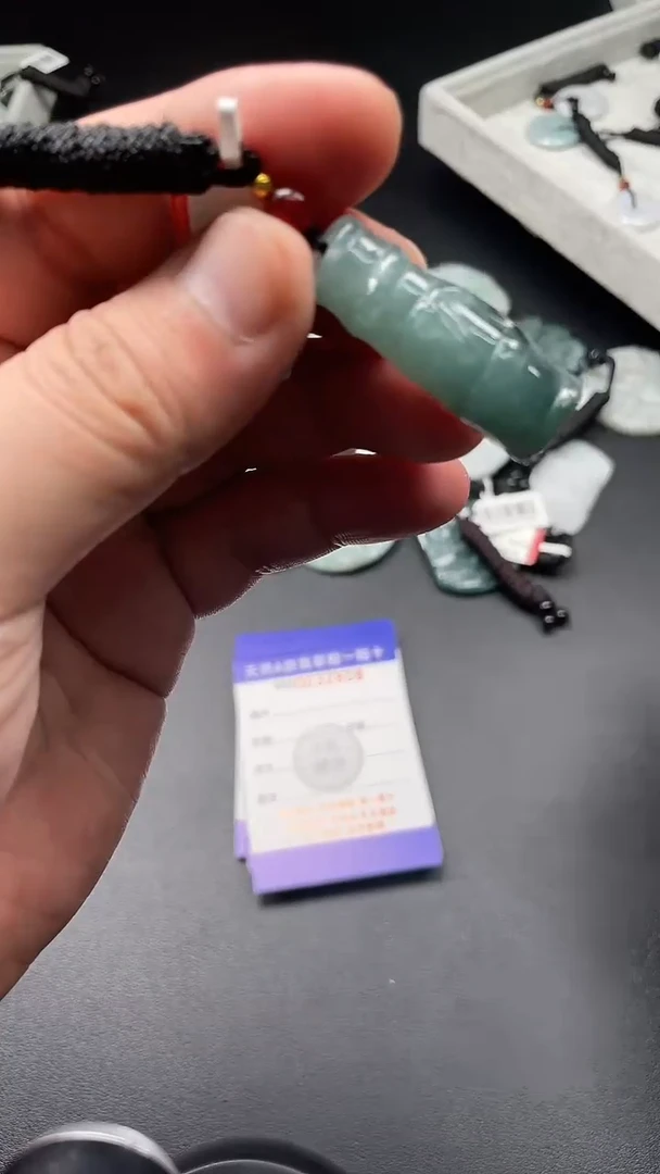 翡翠未镶嵌颈饰 天然翡翠 一物一图