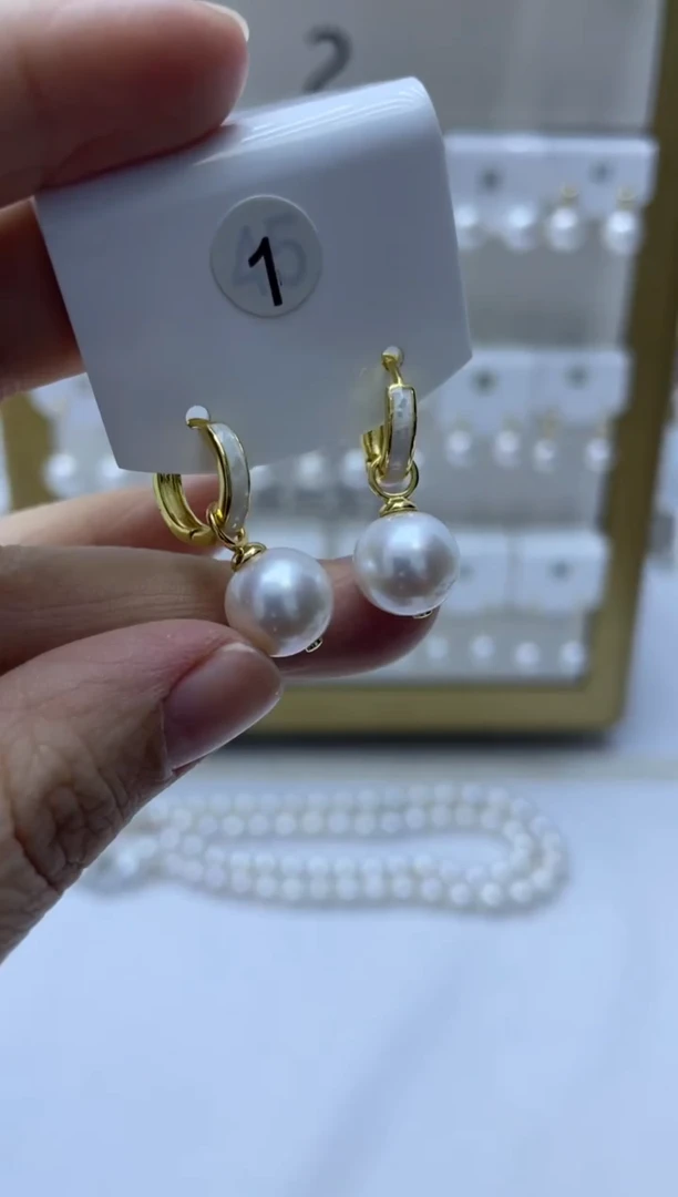 未镶嵌耳饰淡水珍珠1