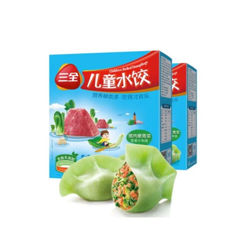 三全水饺儿童猪肉嫩青菜 300g/袋