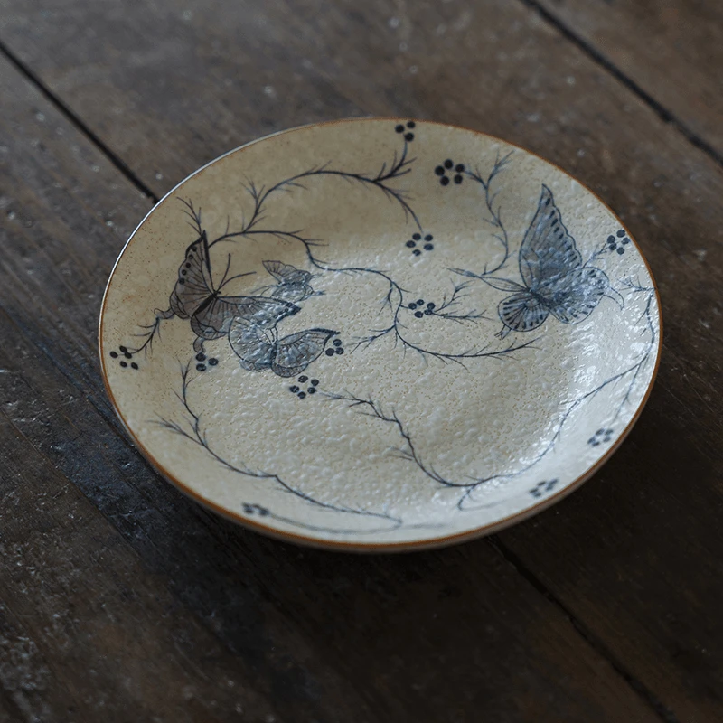 【荼梦令】景德镇-蝶恋花壶承（16.3cm）