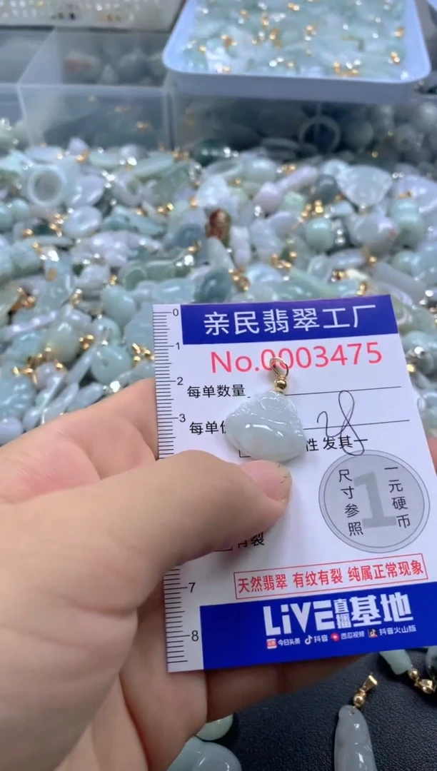 颈饰未镶嵌翡翠3475