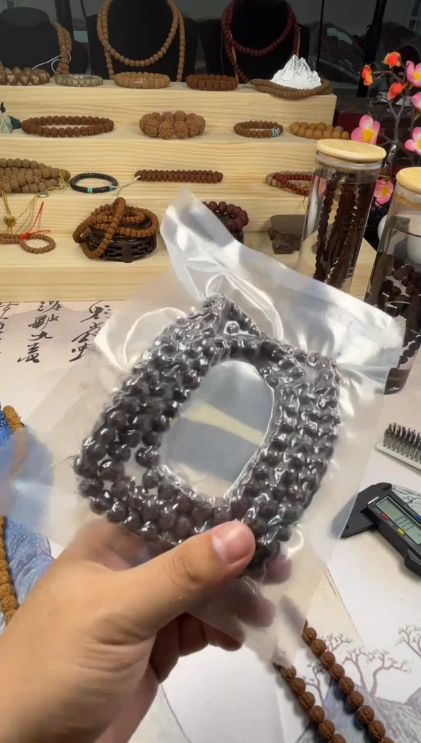 【闪购商品】金刚菩提手串一级平细梅花实物实发8-10mm