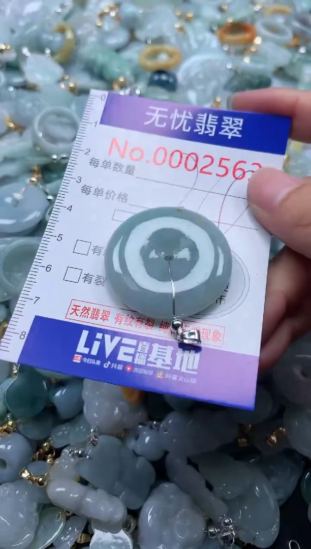翡翠未镶嵌吊坠(不含链)2563