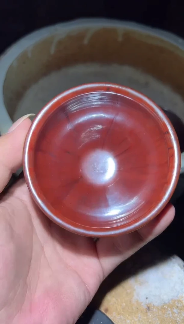 茶盏23宋钰龙窑柴烧开窑1000