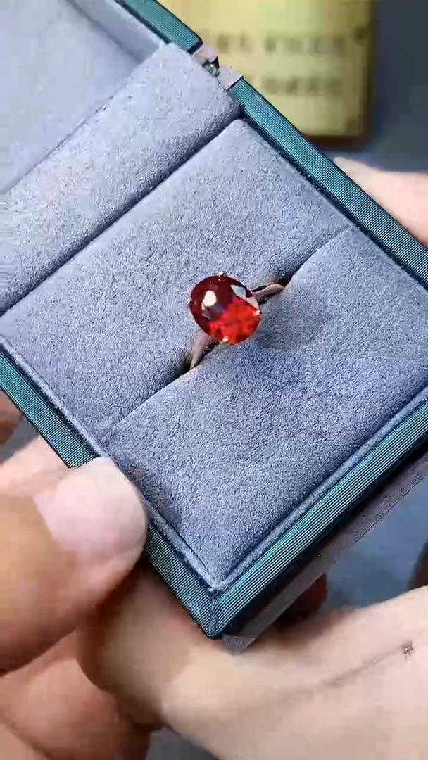 【闪购商品】红宝石戒指银S925镶嵌154