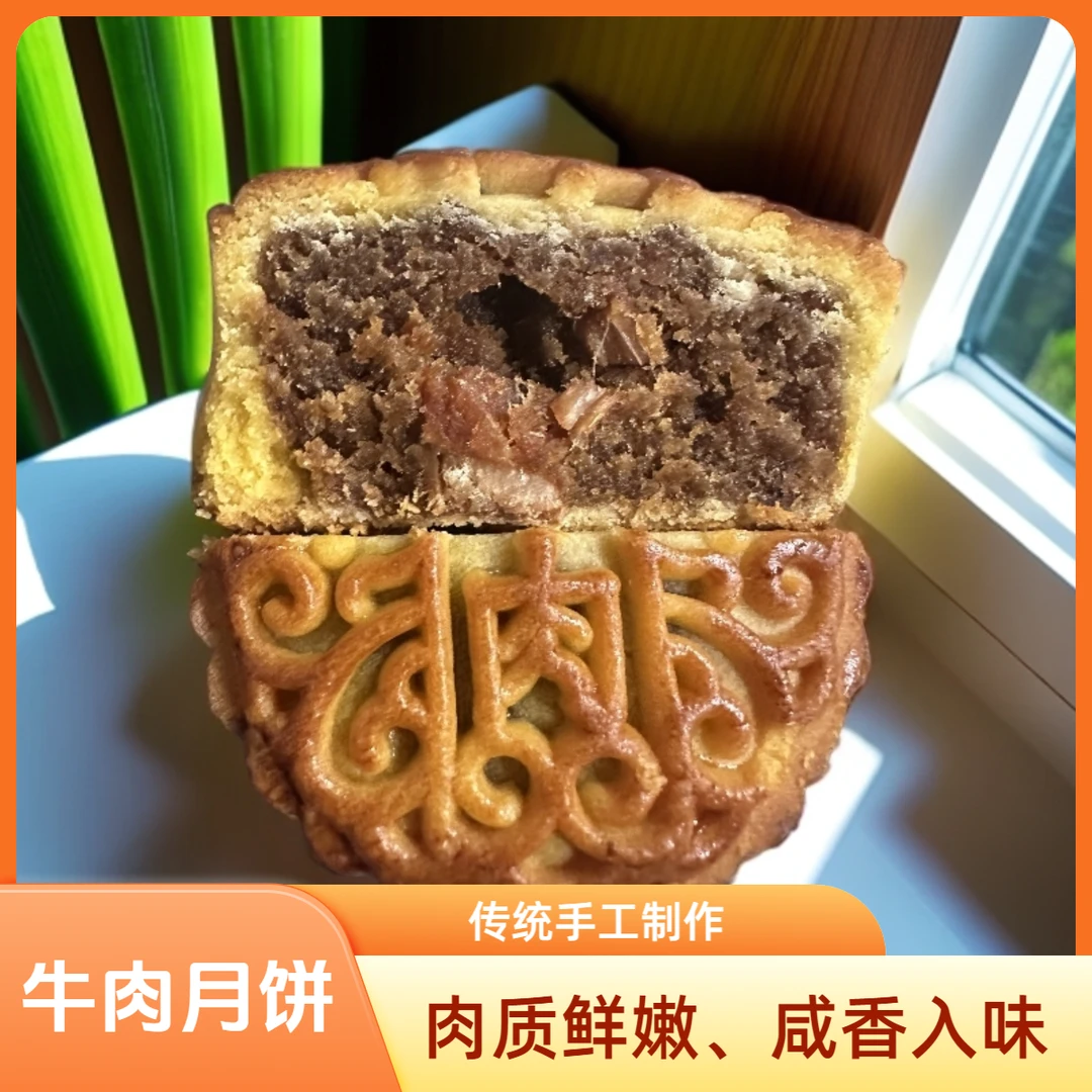 解锁中秋新滋味、牛肉月饼咸香暴击你的味蕾（不好吃免费退）