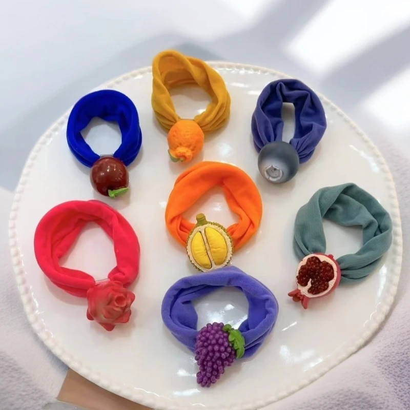 【满20飞】水果小清新日韩发圈少女发绳发饰女简约甜美风