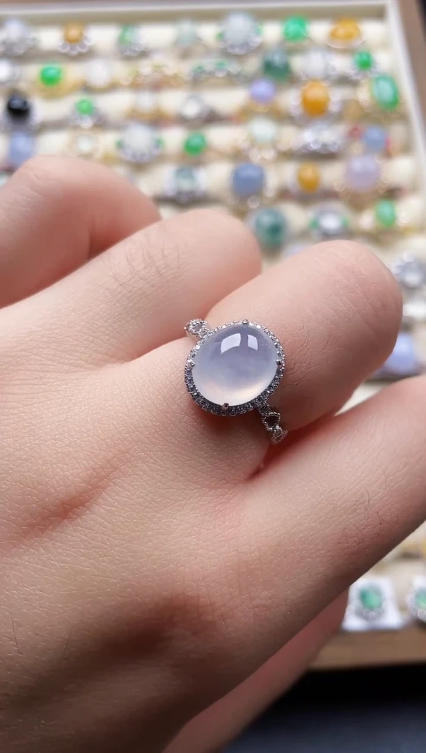 银S925镶嵌戒指翡翠21