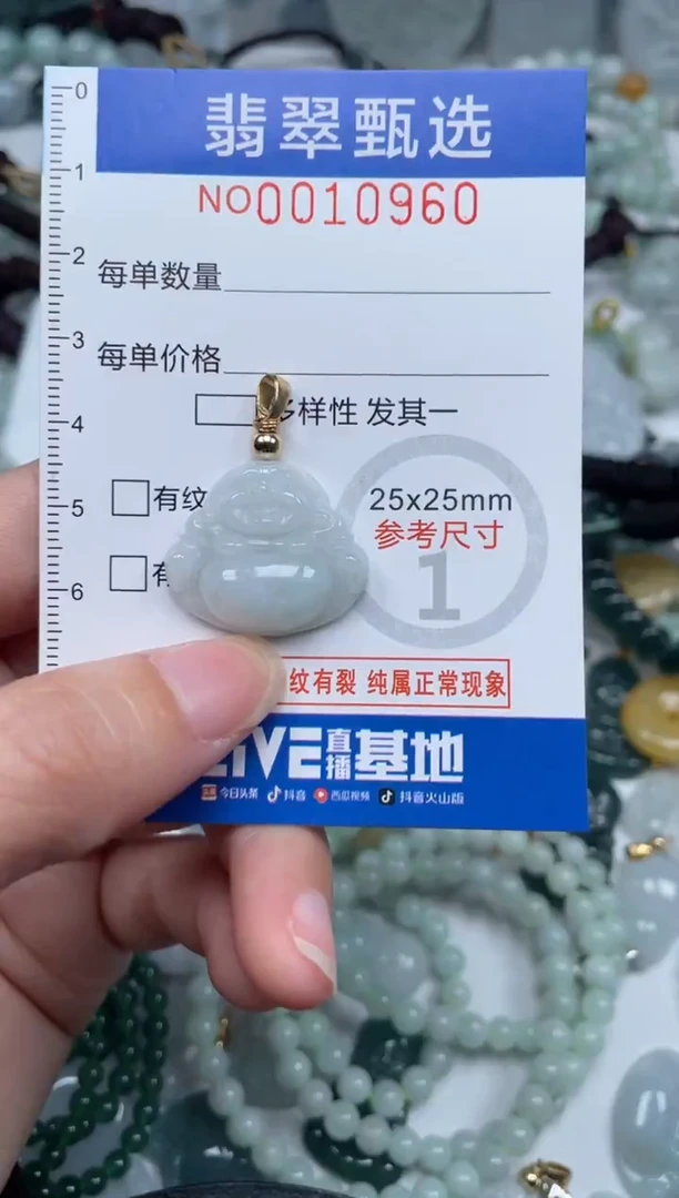 颈饰未镶嵌翡翠10960