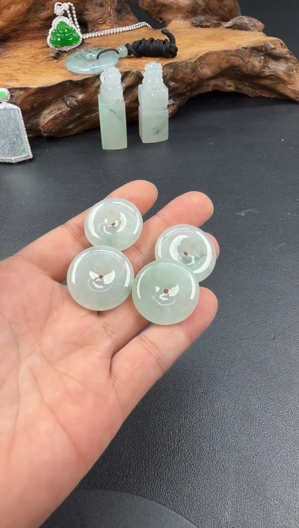 吊坠(不含链)未镶嵌翡翠翡翠饰品（多样性发货一件）-4