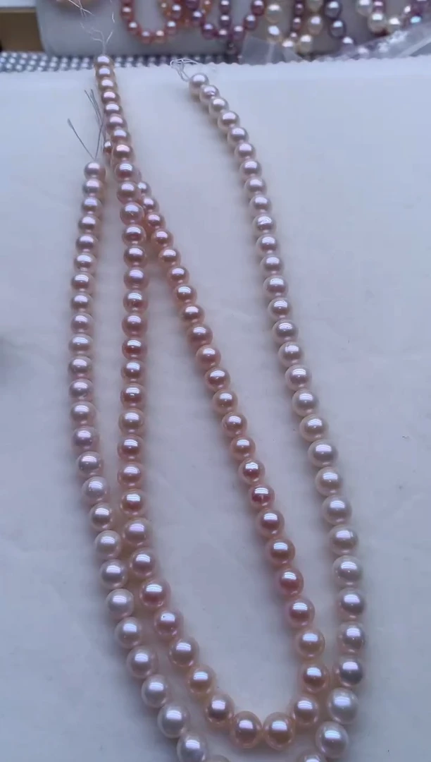 未镶嵌淡水珍珠裸珠无扣头多样性发其一，非无暇