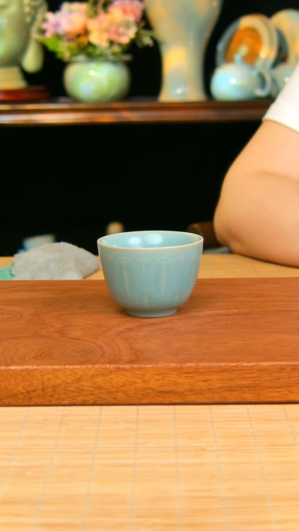 汝瓷莲花杯全手工一级品
