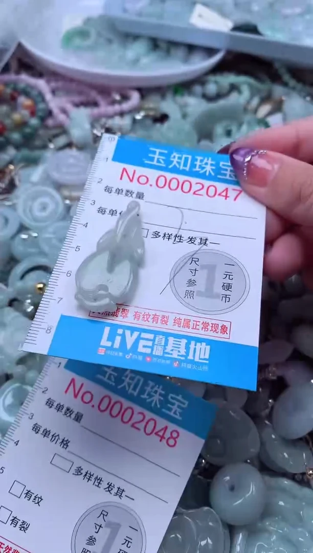 翡翠未镶嵌吊坠(不含链)2047