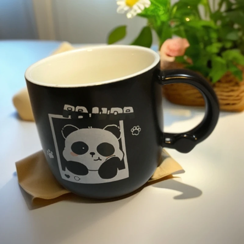 陶瓷马克杯可爱卡通咖啡杯学生宿舍早餐水杯办公室杯子