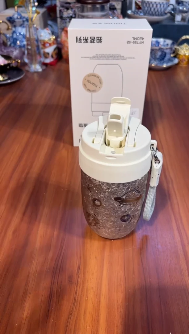 天沏-独茗系列纯钛咖啡杯-银色
