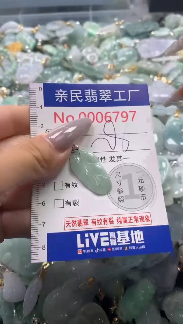 颈饰未镶嵌翡翠6797