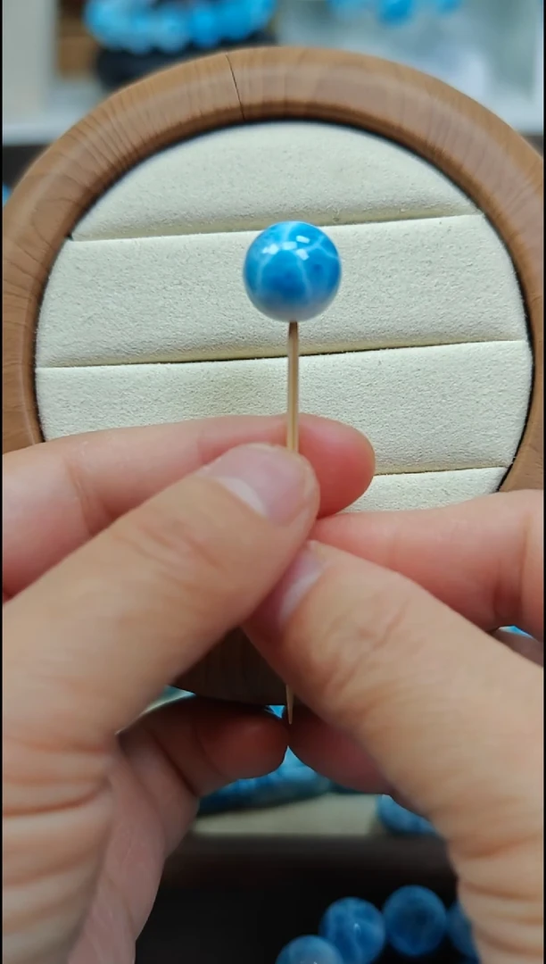 未镶嵌针钠钙石（海纹石）珠宝半成品何*姑多样性发一