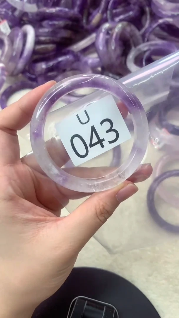 未镶嵌手镯水晶U043-55