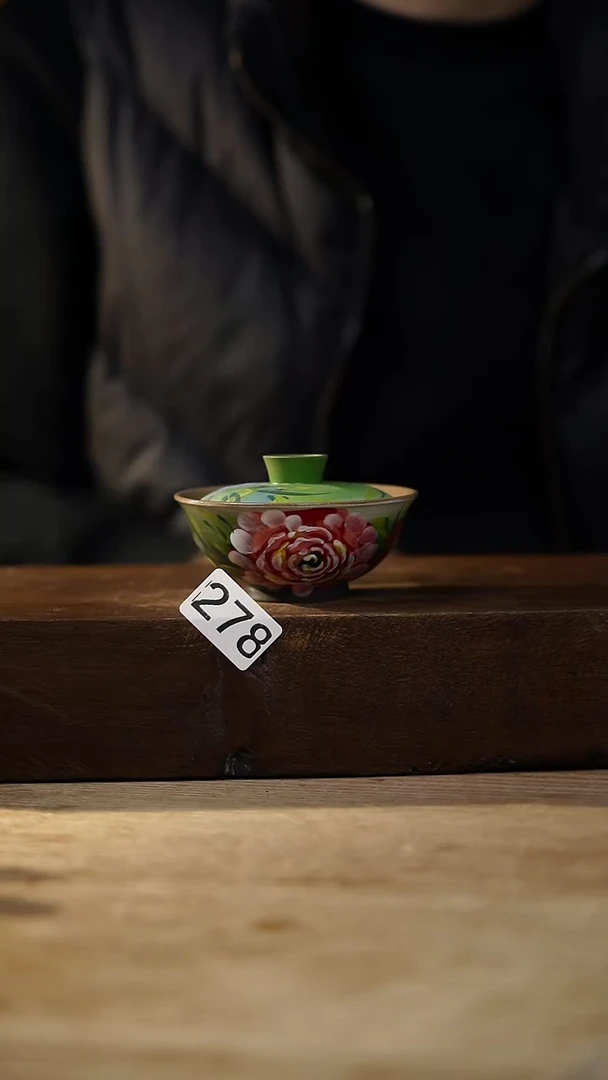 瓷片设计师手作！！！落单设计师福利！！盖碗