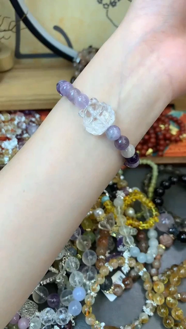 【闪购商品】紫晶手链未镶嵌1256手串