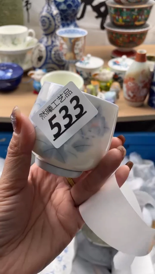 【闪购商品】瓷片533然曦海外工艺品18包邮