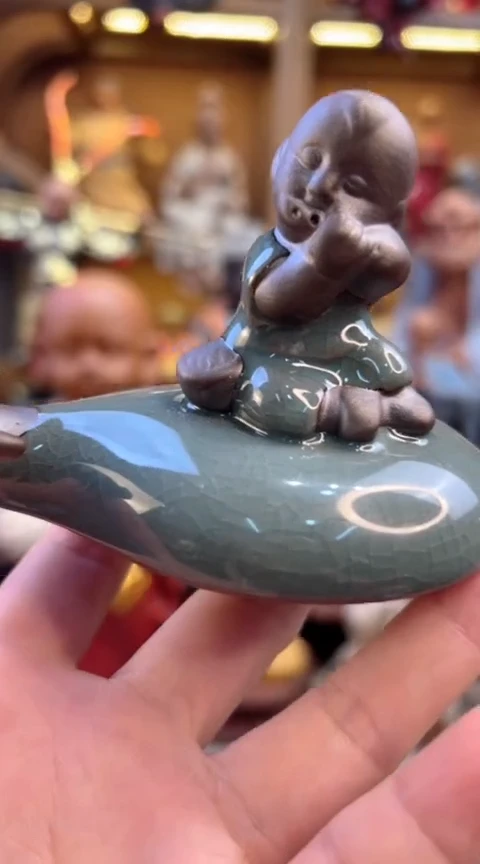 紫砂茶宠器闵茶宠摆件