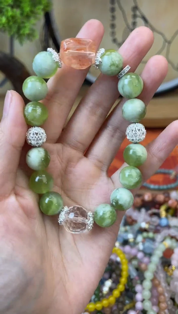 【闪购商品】岫玉手饰未镶嵌238手串