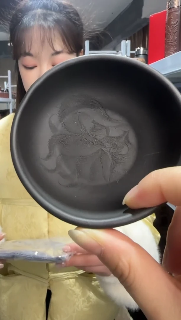 【闪购商品】紫砂盖杯紫砂盖杯普尔杯