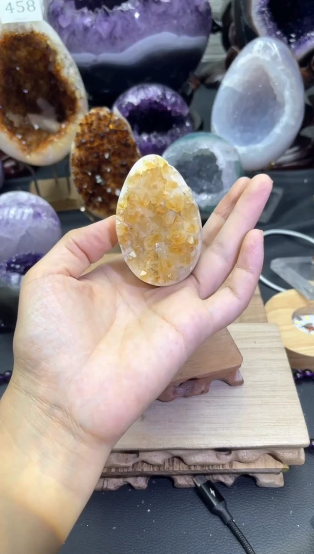 未镶嵌大型摆件（非配饰）紫晶476号龙蛋