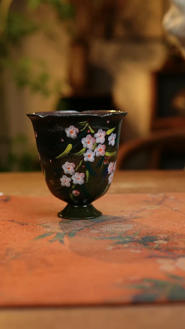 【闪购商品】瓷片1924景德镇手工手绘釉下彩高温瓷