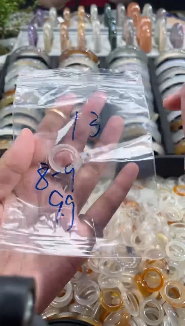 玛瑙/玉髓戒指未镶嵌13