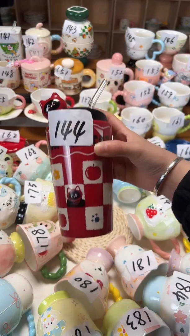 陶瓷无盖款144景德镇楠来北往工厂店