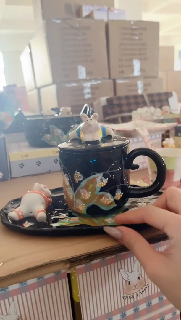 陶瓷【唯品瓷】手工手绘陶瓷直播间