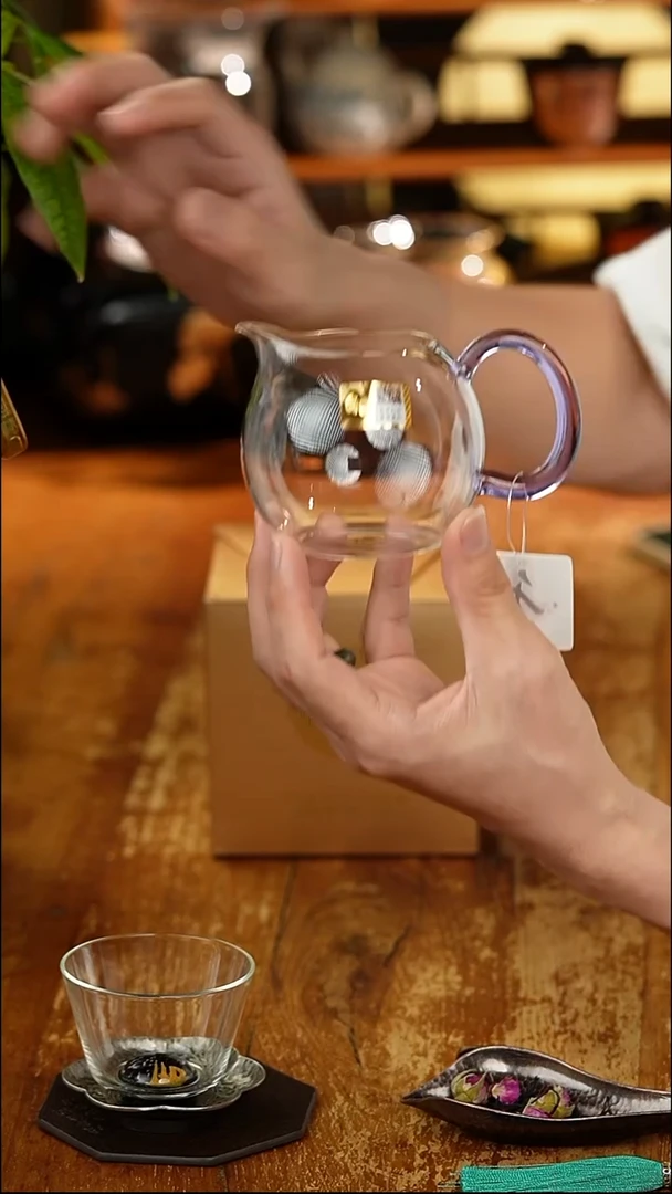 禾器/晶彩畅然茶海/浅紫/定制版