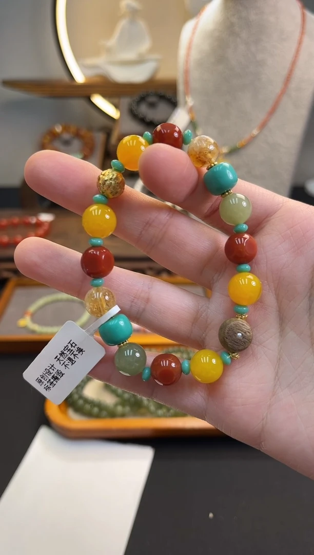 合金手链玛瑙/玉髓货号1293