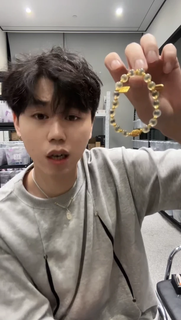 手链石英质玉未镶嵌百香果手串