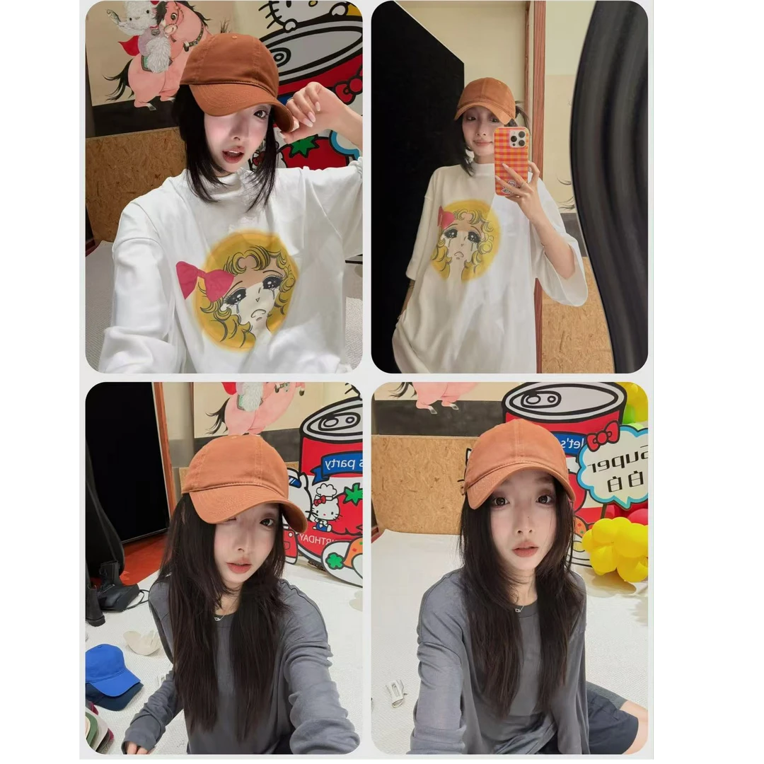 十三行白白家-新款净版纯色棒球帽百搭休闲显脸小#M998