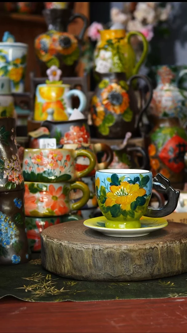 陶瓷58景德镇手工手绘釉下彩