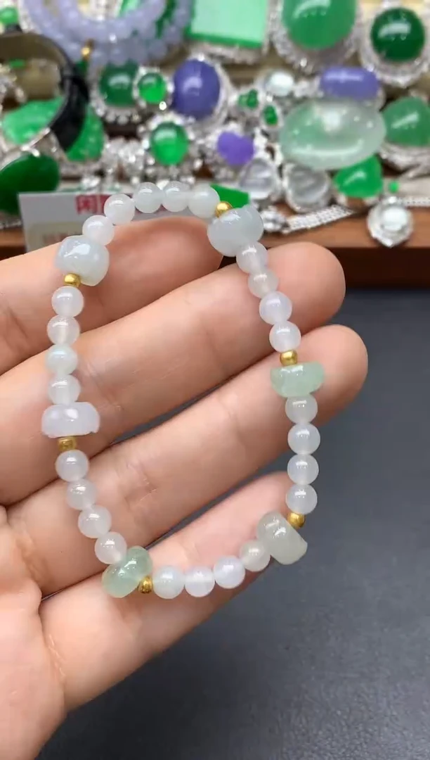 未镶嵌手链翡翠178-中国好珍宝