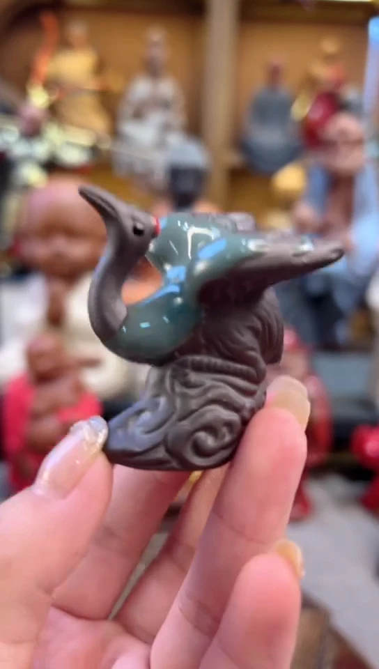 紫砂茶宠器闵茶宠摆件