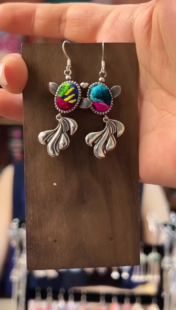 织绣艺枝独绣老绣饰品22