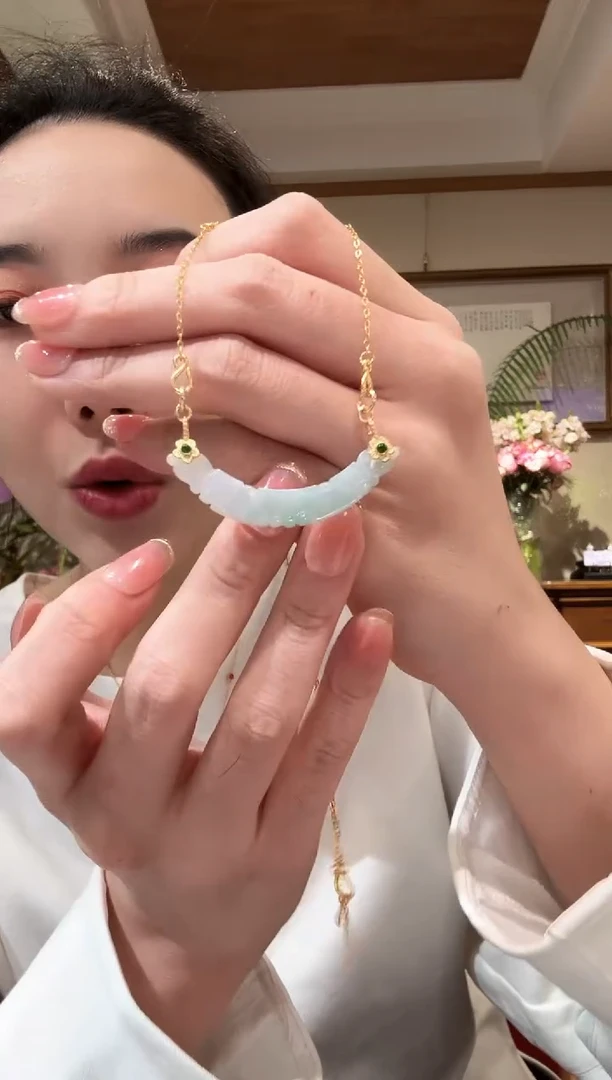 【闪购商品】翡翠颈饰未镶嵌国风