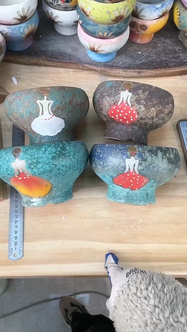 【闪购商品】摆件18-72口14高11 四个